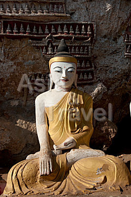 Buddha Höhlenkloster Kawt Gon Hpa An Myanmar