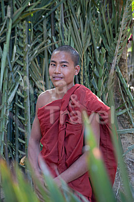 Buddhistischer Mönch MraukU Myanmar