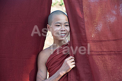 Buddhistischer Novize Hsipaw Myanmar