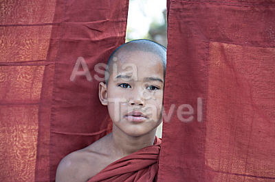 Buddhistischer Novize Hsipaw Myanmar