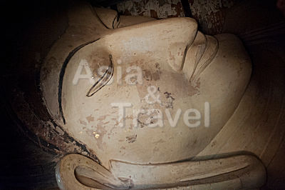 Liegender Buddha Manuha Tempel Bagan Myanmar