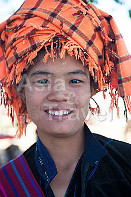 Pa O - Hilltribe Frau Inle lake Myanmar