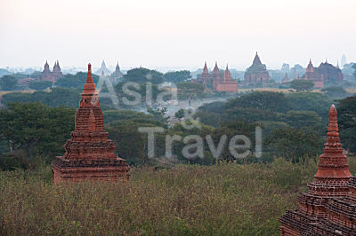 Sonnenaufgang Tempel Bagan Myanmar