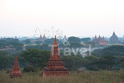 Sonnenaufgang Tempel Bagan Myanmar