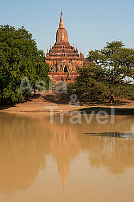 Sulaimuni Tempel am See Bagan Myanmar