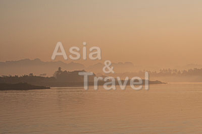 Thanlwyn Fluss Hpa An Myanmar