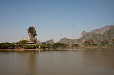 Kloster und Pagode Kyauk Ma Lar Hpa An Myanmar