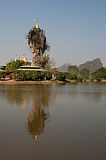 Kloster und Pagode  Kyauk Ma Lar Hpa An Myanmar