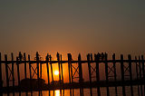 U Bein Brücke Amarapura Myanmar