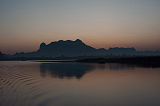 Thanlwyn Fluss Hpa An Morgendämmerung