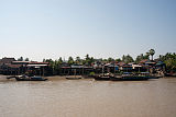 Fluss mit Booten Mawlamyine Moulmein Myanmar